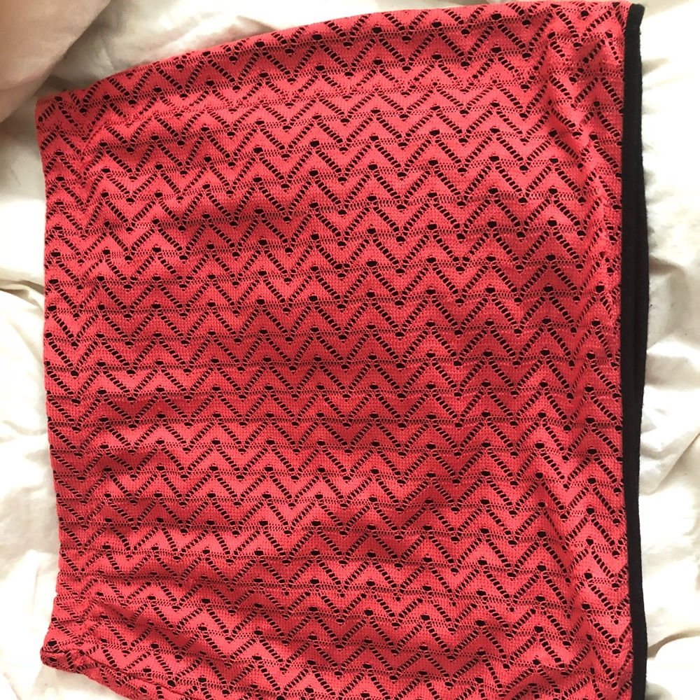 Pink Hot Gal Mini Bodycon Skirt (Size L)